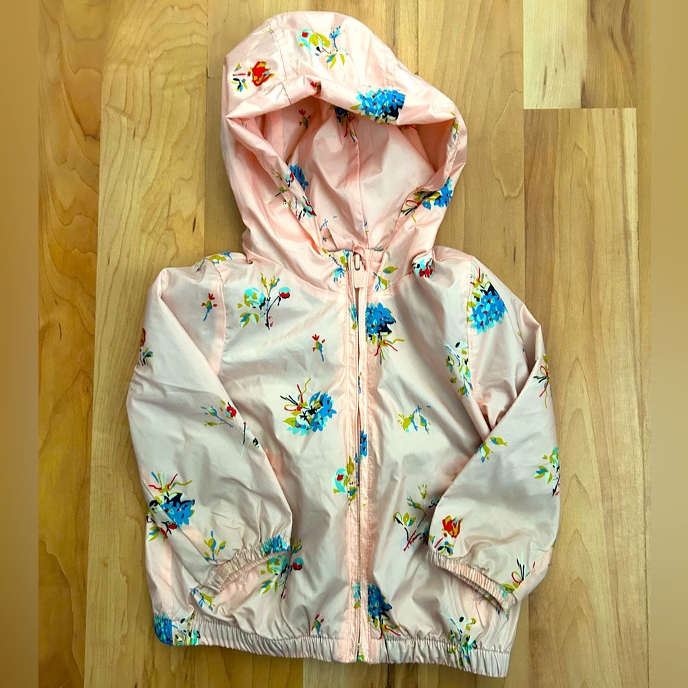 Baby Gap Floral Pink Wind Breaker